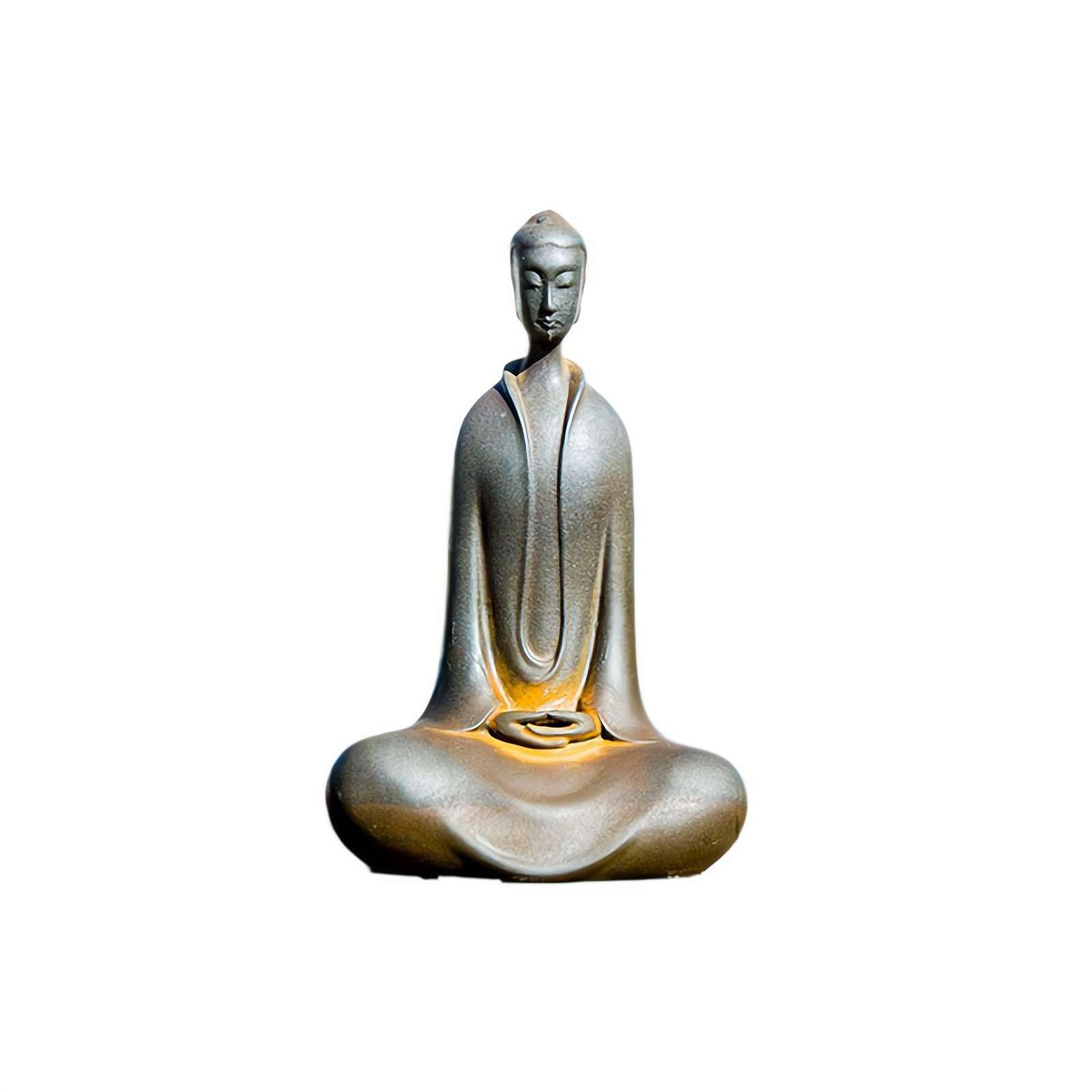 Amazon.com: Fgbetcv Japanese Iron Zazen Buddha,Cast Iron Monk